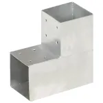 Conector de grindă, formă L, 101 x 101 mm, metal galvanizat GartenMobel Dekor