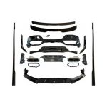 Pachet Exterior Aero BMW X5 G05 (2018-2022) M-Tech Black Knight Design Negru Lucios Performance AutoTuning