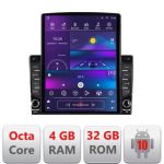 Navigatie Ford Focus C-max S-max Galaxy Mondeo unitati ovale dedicata Ouad core 4+32 ecran vertical 9.7" DSP 360 FHD AHD Android radio gps internet  kit-ford-oval+EDT-E709 CarStore Technology