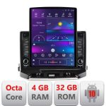 Navigatie Jeep Compass 2021- dedicata Ouad core 4+32 ecran vertical 9.7" DSP 360 FHD AHD Android radio gps internet  kit-compass2021+EDT-E709+kit-10-9 CarStore Technology