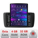 Navigatie Nissan Leaf 2018-2024 dedicata Ouad core 4+32 ecran vertical 9.7" DSP 360 FHD AHD Android radio gps internet  kit-leaf+EDT-E709 CarStore Technology