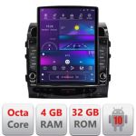 Navigatie Toyota Land Cruiser V8 L200 2009-2020 dedicata Ouad core 4+32 ecran vertical 9.7" DSP 360 FHD AHD Android radio gps internet  kit-381-type-b+EDT-E709+kit-10-9 CarStore Technology