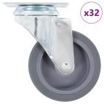 Roți pivotante, 32 buc., 75 mm GartenMobel Dekor
