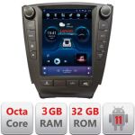 Navigatie Lexus IS 2005-2012 Lenovo Tesla Qled 9.7" Octacore 4Gb RAM 32Gb 4G DSP Carplay Android Auto Bluetooth CarStore Technology