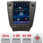 Navigatie Lexus IS 2005-2012 Lenovo Tesla Qled 9.7" Octacore 4Gb RAM 64Gb Hdd 4G DSP Carplay Android Auto 360 camere Bluetooth CarStore Technology