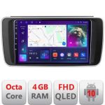 Navigatie Nissan Leaf 2018-2024 dedicata Android QLED octa core 4+64 4G DSP FHD carplay android auto radio gps internet Android kit-leaf+EDT-E309v3 CarStore Technology