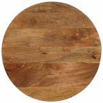 Blat de masă rotund, Ø 60x2,5 cm, lemn masiv de mango brut GartenMobel Dekor