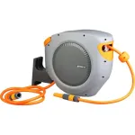 Furtun cu tambur/rola pentru gradina, retractabil/automat, portabil, pentru perete, 1/2", 35+2 m, Strend Pro Premium GartenVIP DiyLine