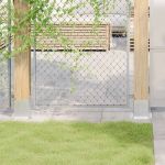Baze stâlp pătrate 4 buc Argintiu 101x101 mm Oțel galvanizat GartenMobel Dekor