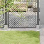 Baze stâlp pătrate 4 buc Argintiu 71x71 mm Oțel galvanizat GartenMobel Dekor