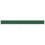 Paravan anti-vânt cu 9 panouri, verde, 1200 x 80 cm, textil GartenMobel Dekor