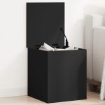 Cutie de depozitare, negru, 40x42x46 cm, lemn prelucrat GartenMobel Dekor