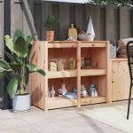 Dulap bucătărie de exterior, 106x55x92 cm, lemn masiv pin GartenMobel Dekor