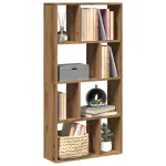 Bibliotecă, stejar artizanal, 60x20x120 cm, lemn prelucrat GartenMobel Dekor