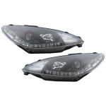 Faruri LED DRL Peugeot 207 (05.2006-06.2012) Negru Performance AutoTuning