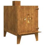Sobă de camping 35x50x60 cm Oțel Corten GartenMobel Dekor