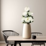 Plantă artificială decorativă - Crizantemă albă - 12 x 58 cm Best CarHome