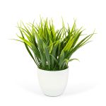 Plantă artificială decorativă - Iarbă artificială verde - 20 x 8 cm Best CarHome