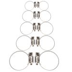 Set 10 Coliere Metalice Micul Fermier Ø8mm-27mm FarmGarden AgroTrade