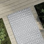 Covor de exterior, ARAKIL gri, 80x250 cm, PP GartenMobel Dekor