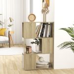 Bibliotecă/Separator cameră, stejar sonoma, 60x24x94 cm, PAL   GartenMobel Dekor