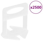 Cleme de nivelare a plăcilor 2500 buc. 3 mm GartenMobel Dekor