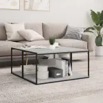 Rafturi de perete, 4 buc., gri sonoma, 80x40x1,5 cm, lemn GartenMobel Dekor
