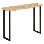 Masă consolă, margini naturale, 105x33x76 cm, lemn masiv mango GartenMobel Dekor