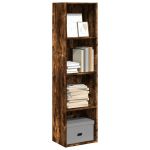 Bibliotecă, stejar fumuriu, 40x30x152 cm, lemn prelucrat GartenMobel Dekor