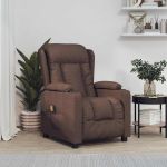 Fotoliu de masaj, maro, material textil GartenMobel Dekor
