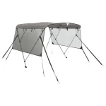 Parasolar Bimini 3 arcuri pereți din plasă 183x(137-152)x137 cm GartenMobel Dekor