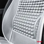 Husa scaun auto cu bile de masaj si suport lombar, dimensiuni 110 x 46 cm, culoare Gri FAVLine Selection