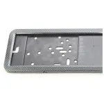 Suport numar inmatriculare INOX + finisaj CARBON, LPF 002 FAVLine Selection