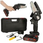 Mini ferastrau electric cu lant, baterie de 24V si valiza de transport FAVLine Selection
