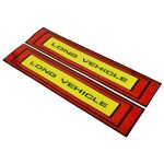 Set sticker reflectorizant pentru camion " LONG VEHICLE " 50 x 10cm FAVLine Selection