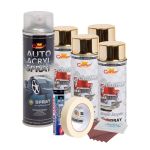 Kit complet reparatie si vopsire jante culoare Auriu Metalic, V4 FAVLine Selection