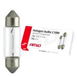 Set 10 becuri cu halogen C10W Festoon, 31mm, 12V FAVLine Selection