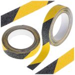 Banda de protectie Anti-Alunecare, autoadeziva, culoare Negru-Galben, dimensiune 5m x 2,5cm FAVLine Selection
