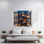 Folie imprimata color pentru decor perete locuinta, dimensiune 125 x 110cm, model: VIEW TO HAVEN 15 FAVLine Selection