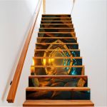 Sticker decorativ pentru scari interioare, print autoadeziv de inalta rezolutie, dimensine 200 x 124 cm, cod: AVX-STAIRS-03 FAVLine Selection