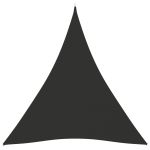 Parasolar, antracit, 5x6x6 m, țesătură oxford, triunghiular GartenMobel Dekor