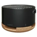 Gratar de Masa BergHOFF Leo BBQ Negru cu Suport/Capac din Pluta, Diametru 40cm, Material Otel Carbon