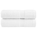 Prosoape de mâini premium SOLUND 2 buc alb 50x100cm 600gsm GartenMobel Dekor
