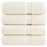 Prosoape de mâini premium SOLUND 4 buc. crem 50x100cm 600 gsm GartenMobel Dekor