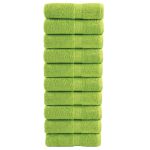 Prosoape oaspeți premium SOLUND 10 buc. verde 30x50 cm 600 gsm GartenMobel Dekor