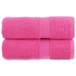 Prosoape oaspeți premium SOLUND 2 buc. roz 30x50 cm 600 gsm GartenMobel Dekor