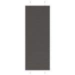 Jaluză plisată negru 70x200 cm Lățime țesătură 69,4cm poliester GartenMobel Dekor