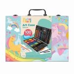 HAPPI HOBBI ART CASE SET DE DESEN DELUXE CU 100 DE ACCESORII UNICORN SuperHeroes ToysZone