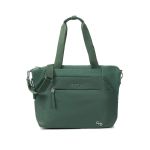Geanta Hedgren Kicho Duck Green 32x15x46cm 75*150D Poliester (53% RPET)
