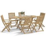 Set mobilier de grădină, 7 piese, lemn masiv de acacia GartenMobel Dekor